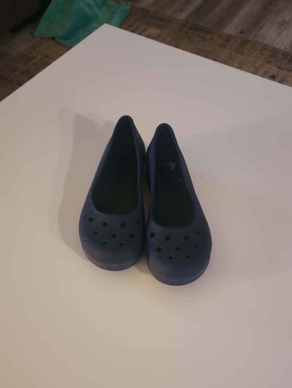 CROCS Women's Dark Blue Slip-On Ballet Flats